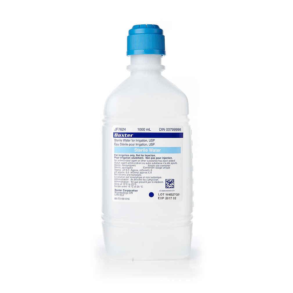 Image EAU STERILE BOUTEILLE 1000ML